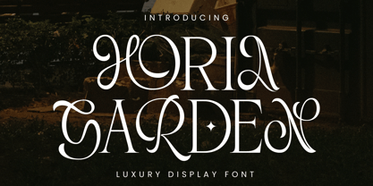 Horia Garden Font Poster 1
