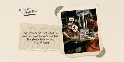 Drifty Pen Font Poster 3