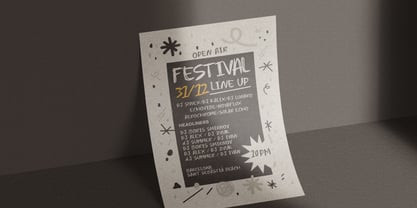 Drifty Pen Font Poster 9