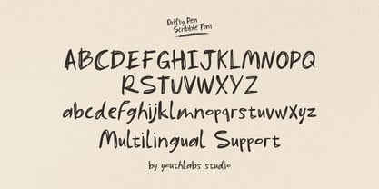 Drifty Pen Font Poster 11