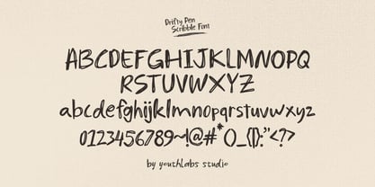 Drifty Pen Font Poster 10