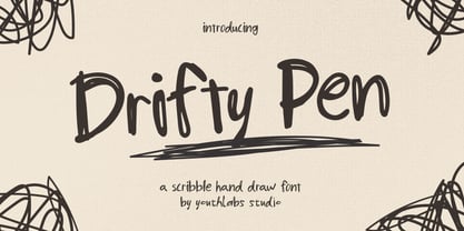 Drifty Pen Font Poster 1