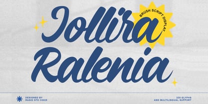 Jollira Ralenia Font Poster 1