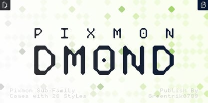 Pixmon Dmond Font Poster 1