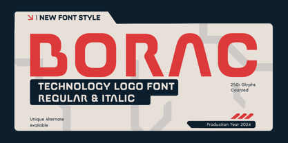 Borac Font Poster 1