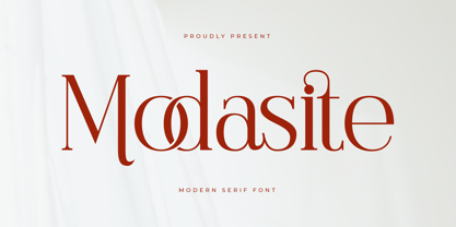 Modasite Font Poster 1