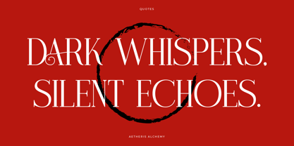 Menistra Font Poster 3