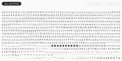 TT Turns Font Poster 10