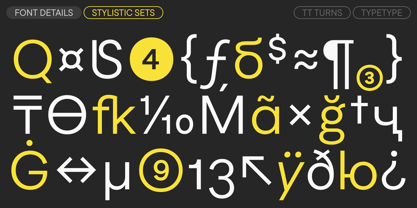 TT Turns Font Poster 15