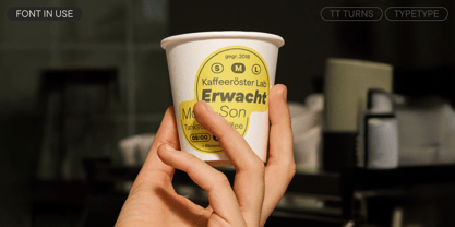 TT Turns Font Poster 9