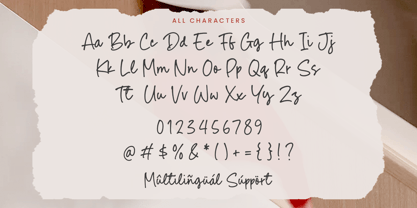 Luminous Polish Font Poster 6