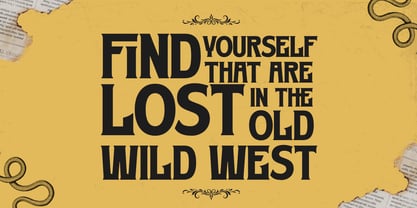 Dusborne Vintage Font Poster 3