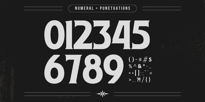 Dusborne Vintage Font Poster 4