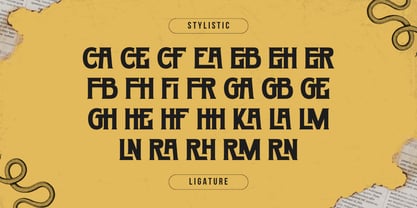 Dusborne Vintage Font Poster 7