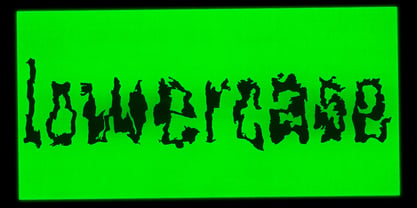 BT Flimmer Font Poster 5