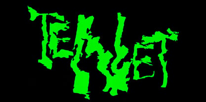 BT Flimmer Font Poster 7