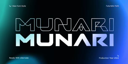 Munari Font Poster 1
