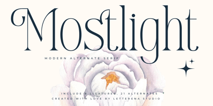 Mostlight Font Poster 1