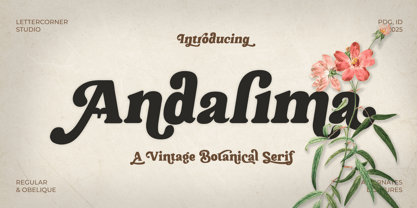 Andalima Font Poster 1