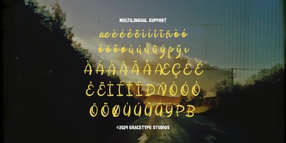 Romanelo Wandering Font Poster 11
