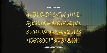 Romanelo Wandering Font Poster 10