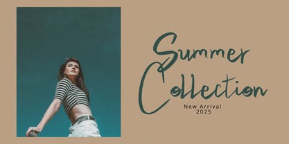 Camerta Signature Font Poster 2