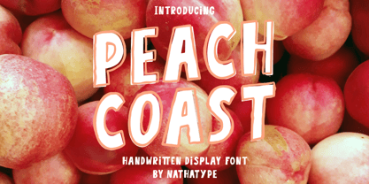 Peach Coast Font Poster 1