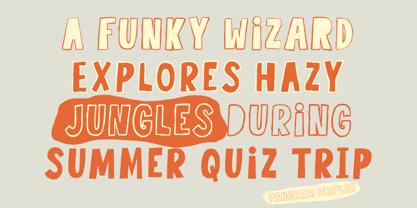 Peach Coast Font Poster 2