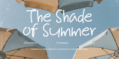 Dreamy Summertime Font Poster 5