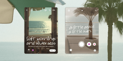 Dreamy Summertime Font Poster 9