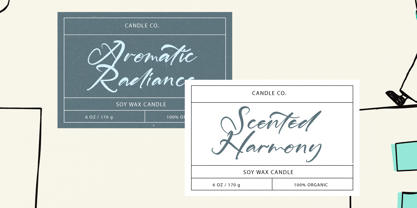 Heritage Diamond Font Poster 6