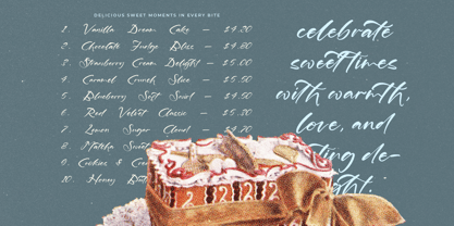 Heritage Diamond Font Poster 12