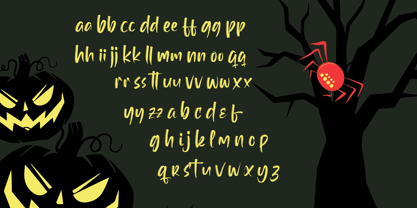 Hallow Mistelar Font Poster 13