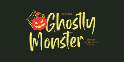 Hallow Mistelar Font Poster 3