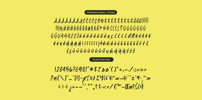 Hallow Mistelar Font Poster 14