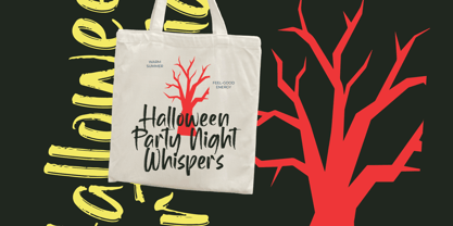 Hallow Mistelar Font Poster 11