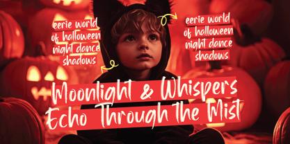 Hallow Mistelar Font Poster 9