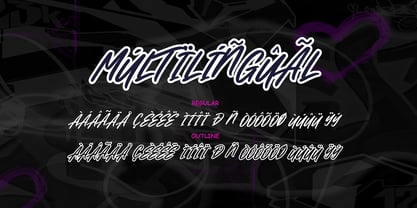Metro Venom Font Poster 3