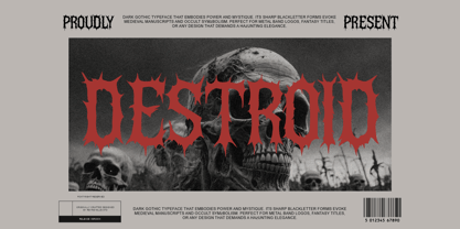 Grimhowl Font Poster 3