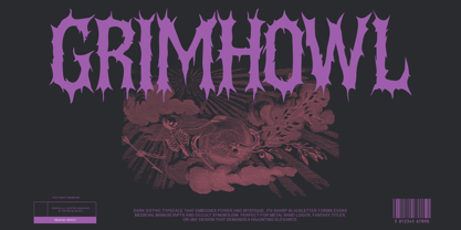 Grimhowl Font Poster 1