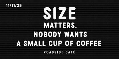Roadside Sans Font Poster 8
