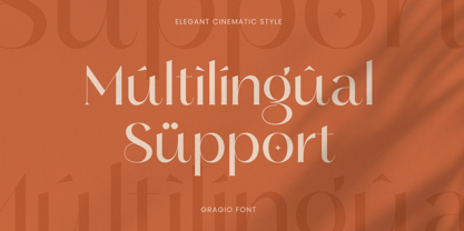 Gragio Font Poster 12