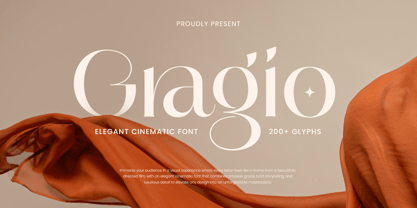 Gragio Font Poster 1