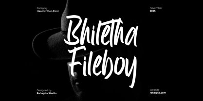 Bhiletha Fileboy Font Poster 1