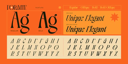 Foramte Font Poster 5