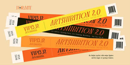 Foramte Font Poster 6