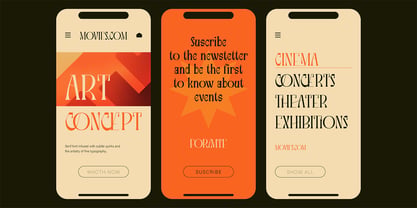 Foramte Font Poster 4