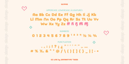 EZ Doughie Font Poster 3