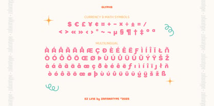 EZ Doughie Font Poster 4