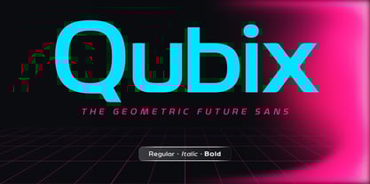 Qubix Font Poster 1